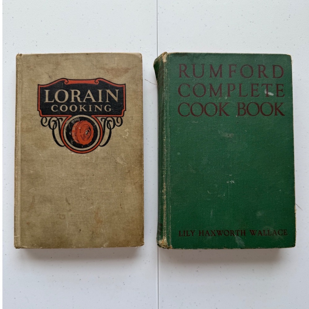 Cookbook Lot 1932 Rumford Complete CookBook 1930 Lorain Cooking American Stove